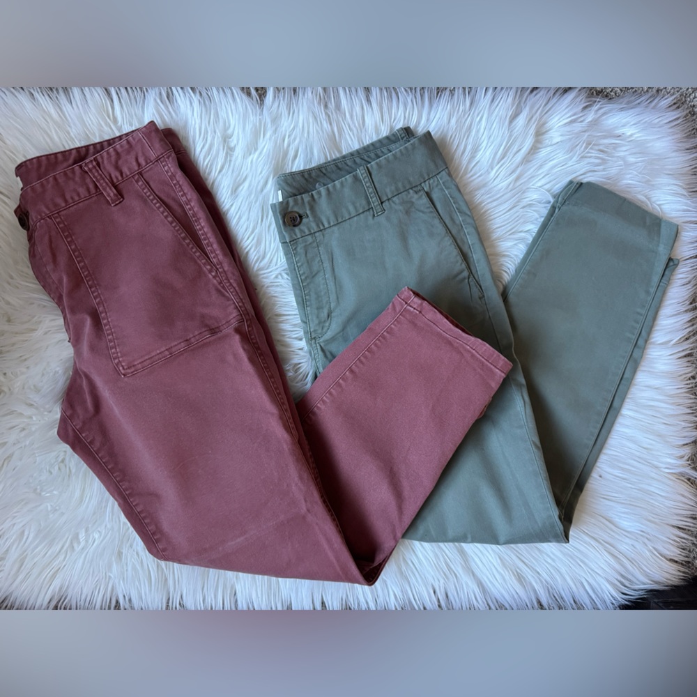 J. Crew Set of 2 Chinos - size 8